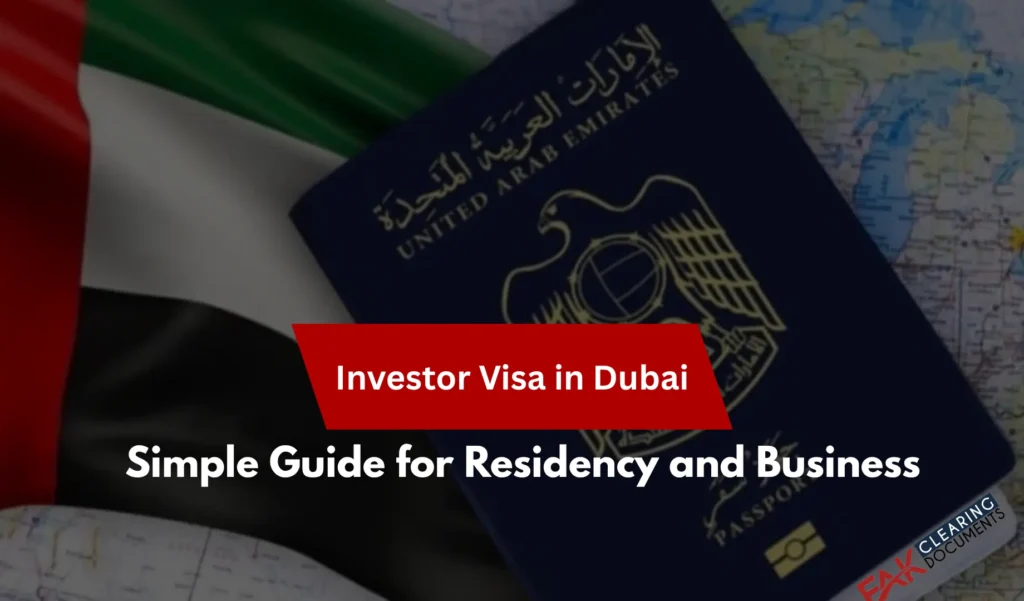 Investor Visa in Dubai