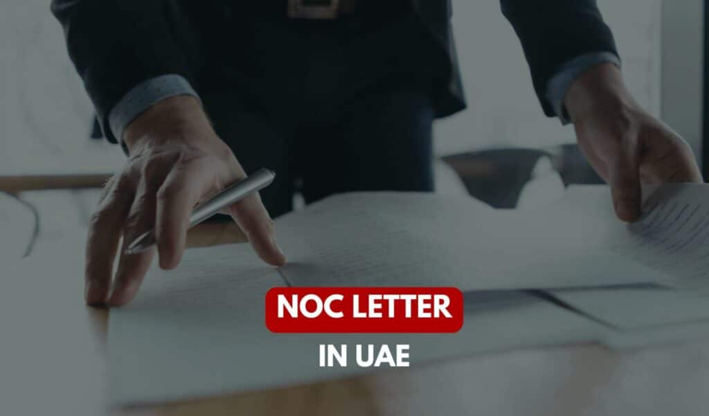 NOC Letter UAE for Job Change, Visa, RTA Services & More | FAK Services Dubai